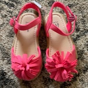 Pink baby gap espadrilles size 5